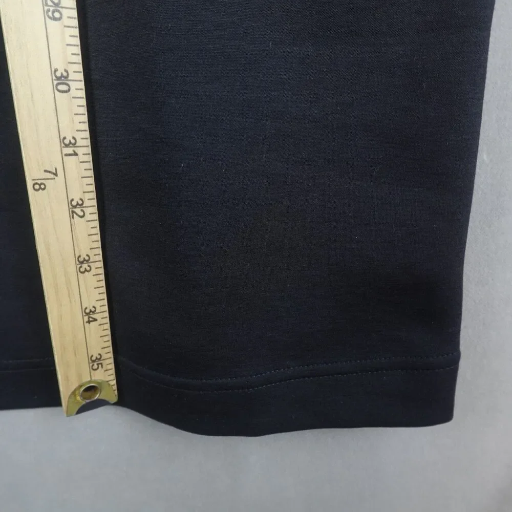 NWT Athleta Allure Dress 1/4 Zip Small Black Ponte Athleisure Pocket Mock Neck